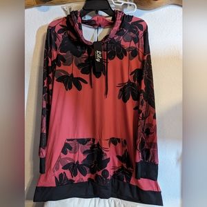 Woman's Lily By Firmiana Pull Over Hooded Top BNWT Size 4XL
